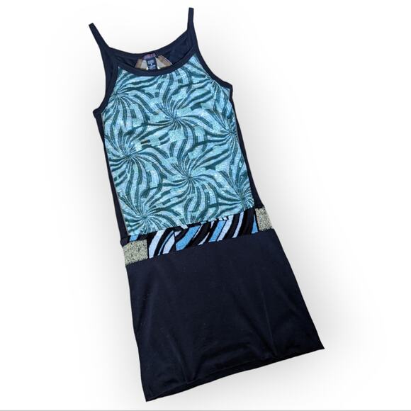Custo Barcelona Geometric Tank Dress - Picture 1 of 11